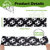 WILLBOND 9 Pieces Soccer Headbands for Girls Boys Elastic Headbands Adjustable Hair Accessories Soccer Team Gifts for Gi