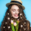 BBTO 24 Pcs Mini Flower Hair Clip for Girls Women Lily Daisy Flower Small Hair Pin Wedding Bridesmaid Bridal Clips Elega