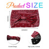 GORTIN Extra Wide Headbands for Women Boho Head Wraps Stretchy African Turban Hairband Motorcycle Hair Accessories Pack