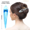 RC ROCHE 6 Pcs Duck Bill Alligator Hair Clips for Women Sectioning Flat Claw Long Thick Hair Inner Teeth Curved Styling