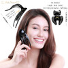 RC ROCHE 1 Pcs Flat Hair Clips Big Claw for Thick Hair French Duckbill Women No Slip Side Slide Curved Alligator Concord