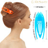RC ROCHE 6 Pcs Flat Hair Clips Big Claw for Thick Hair French Duckbill Women No Slip Side Slide Curved Alligator Concord