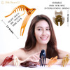 RC ROCHE 6 Pcs Flat Hair Clips Big Claw for Thick Hair French Duckbill Women No Slip Side Slide Curved Alligator Concord