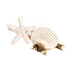 5pcs Shell Pearl Starfish Hair Clip Set for Women Girls Princess Hair Clips Alligator Hair Clips Ladies and Girls Headwe
