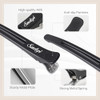 Sndyi Hair Sectioning Clips Professional NonSlip Duckbill and Roller Clips for Styling Sectioning No Crease 43 Black 12