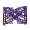LOVEF 3 Pcs Ponytail Comfy Comb Hair Comb is perfect for Easy Ponytails UpDos and Twists Hair Accessory with Beaded Doub
