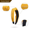 HOKPA Hairbands for Women 4 Pack Fashion Cross Knot Hairbands Wide Knotted Hair Hoop Headwrap Headwear Hair Bands Access