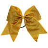 Kenz Laurenz Glitter Cheer Bows Cheerleading Softball Gifts Team Bow with Ponytail Holder Complete your Cheerleader Outf
