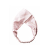 ZIMASILK 100 Mulberry Silk Headband Elastic Twisted Hair Wrap Turban for Women NonSlip Sleep Silk Hair Accessory Pink