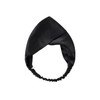 ZIMASILK 100 Mulberry Silk Headband Elastic Twisted Hair Wrap Turban for Women NonSlip Sleep Silk Hair Accessory Black
