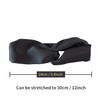 ZIMASILK 100 Mulberry Silk Headband Elastic Twisted Hair Wrap Turban for Women NonSlip Sleep Silk Hair Accessory Black