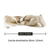 ZIMASILK 100 Mulberry Silk Headband Elastic Twisted Hair Wrap Turban for Women NonSlip Sleep Silk Hair Accessory Taupe