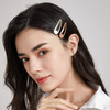Dofash 5Cm2In Snap Hair Clips Metal Hair Accessories Hair Barrettes For Women 20Pcs Brown