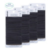 minihope Womens Hair Elastic Thick Tie Black 200 Count Pack of 1 2MM for for thin to medium thick hairValue pack