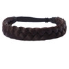 TOECWEGR Braided headband for Women 3 Strands Synthetic Braided Hair Headbands Stretch Plaited Hairs Headbands Hairpiece