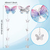 PAGOW 8pcs Butterfly Hair Tassel Clips Cute Alligator Barrettes Valentines Wedding Prom Birthday Hairpin Accessories for