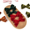 24 Pieces Velvet Bow Hair Clips Barrettes for Baby Girl Hair Bows Alligator Clip Accessories for Little Girls Toddler Ki