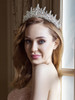 SWEETV Rhineshtone Wedding Tiara for Bride Flower Girls Princess Tiara Headband Bridal Crown Bridal Hair Accessories for