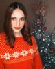 4pcs Christmas Hair Clips for Women Girls Xmas Present Bow Hair Pins Crystal Christmas Snowflake Hair Barrettes Holiday