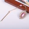 Chargances Halloween Crystal Drop Forehead Jewelry Rhinestone Hair Pin Bride Hair jewelry Wedding Headpiece Indian Style