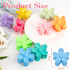 Flower Hair Clips for Women 9 PCS Matte Claw Clips With Strong Hold for Thick and Thin Hair Non Slip 9 Styles