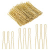 200 Pcs U Shaped Hair Pins 2IN 24IN 28IN in Box French Hair Pin for Buns Happi Mangala Bobby Pin for Women Blonde