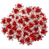 BETITETO 40 Pcs UShaped Flower Rhinestone Hair Pins Crystal Hair Accessories for Bridal Wedding Party Girls Sweet Sixtee