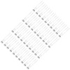 BETITETO 40 Pcs UShaped Flower Rhinestone Hair Pins Crystal Hair Accessories for Bridal Wedding Party Girls Sweet Sixtee
