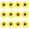 12 Pieces Sunflower Hair Clips Alligator Pins Accessories 39 inches for Wedding Party Boho Beach Photography Christmas D
