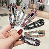 Sparkly AB Crystal Hair Clips Fashion Large Hair Barrettes Wedding Decorative Bling Czech Diamond Hairpins Handmade Rhin