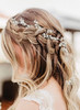 Chargances Women Headband Bridal Hair Vine Pearl Hair Band Bohemia Hairpiece for Weeding Prom Festival Wedding Hair Acce