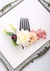 Kercisbeauty Cute Flower Hair Comb Vintage Headpiece for Garden Party Wedding Bridal Headband Girls Party Updo Hair Dres