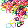Baby Hair Ties for Kids Toddlers 100 PCS 10 Colors Small Seamless Hair Bands Ponytail Holder JMEE