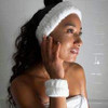 ZaneGear 3 Piece Original USA Spa Headband and Wrist Washband Face Wash Set Reusable Prevent Liquids from Spilling Down