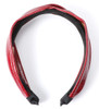 MIRMARU Fashion Headband Hair Accessories Knotted Bow Polka Dot Floral Metallic Glitter and Paisley Wide Hairband Headwe