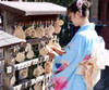 CRB Fashion Womens Girls Kimono Traditional Tsumami Kanzashi Outfit Wedding Japanese Asian Yukata Hair Tie Flower Floral