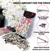TseroFay 120Pcs Alligator Hair Bows Clips for Crafts45cm177 DIY Bow Clips Bulk Gator Metal Clip Hairdresser Clips for Bo