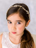 SWEETV Flower Girl Headpiece for Wedding Headband Princess Hair Accessories Little Girls Toddler Kids Crystal Hair Bands