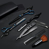 Barber Hair Cutting Scissors Set Fozirut Professional Haircut Scissors Thinning Shears Straight Edge Razor Barber Access