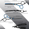 Barber Hair Cutting Scissors Set Fozirut Professional Haircut Scissors Thinning Shears Straight Edge Razor Barber Access