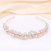 Oriamour Crystal Wedding Headbands Handmade Bridal Headpieces For Bride Flower Girl Wedding Hair Accessories For Bridesm