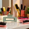 Green Solid Hair Claws Large Clips Strong Hold Big Claw Barrettes Hair Accessories for Women Girls Thick Thin Long Hair