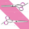 Hair Cutting Scissors Thinning Shears Fcysy Professional Barber Sharp Hair Scissors Hairdressing Shears Kit with Haircut