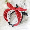 Lvyeer 3 Pack Bow Headbands for WomenWide Polka Dot Headband for Women Rabbit Ear Hair hoop
