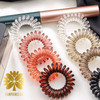 KANPRINCESS 27 PCS Spiral Hair TiesNo Crease Coil Hair Elastic Hair Bands Multi Color Waterproof Phone Cord Hair Accesso