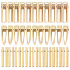Bskifnn 60PCS Hair Clips for Silicone Resin Molds DIY Hair Bow Clips Pearl Hairpin Hair Accessories for Girls and Women