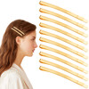 50 Gold Jumbo Bobby Pins 256 Inch Metal Hair Clips Hair Pin Bobbypins Hairpins Hair Accessories for Women Thick Long Upd