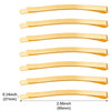 50 Gold Jumbo Bobby Pins 256 Inch Metal Hair Clips Hair Pin Bobbypins Hairpins Hair Accessories for Women Thick Long Upd