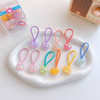 20 PCS Acrylic Blingbling Cute Candy Color Hair Bands Girls Hair Ring Ponytail Holder Hair Accessories for Toddlers girl