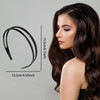 REDANHA 2 Pieces Plastic Headband Double Row Teeth Comb Hair Band Simple and Chic Hair Hoop NonSlip Hair Accessory for W